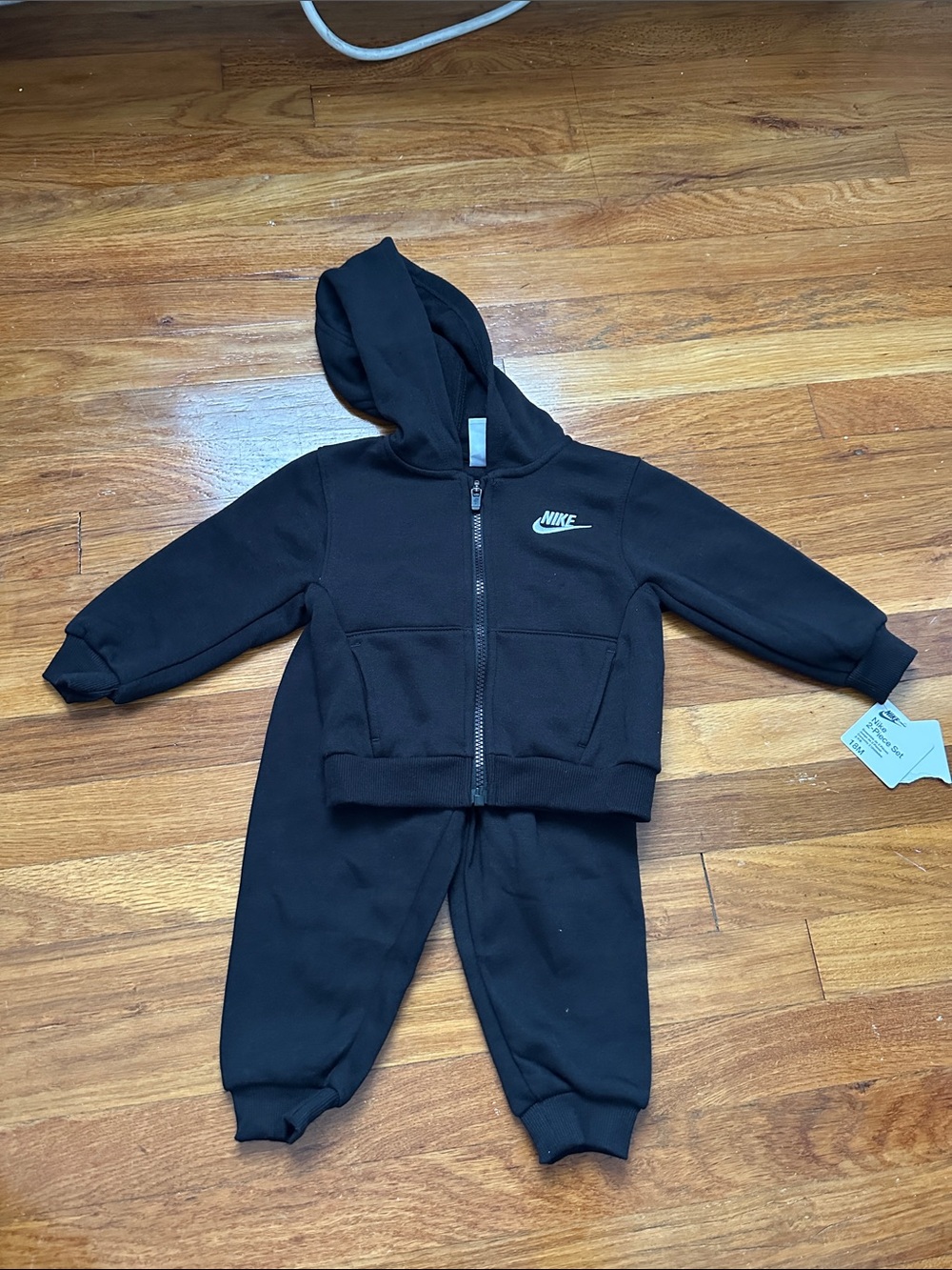 Nike Black Kids' Hoodie & Joggers Set